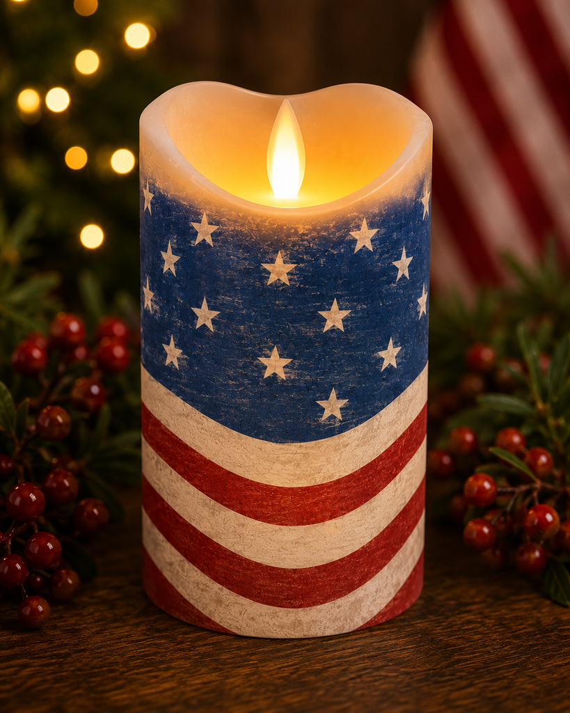 Rustic American Flag