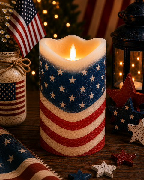 Rustic American Flag